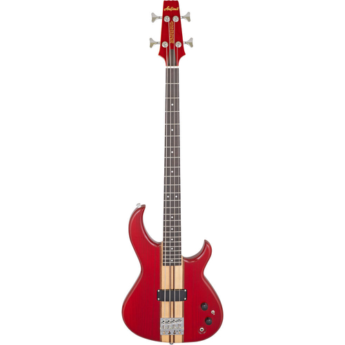 Aria Pro II SB-700 Series Electric Bass Guitar in Paduak Red Gloss