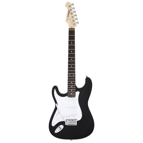 Aria STG-003 Series Left Handed Electric Guitar in Black