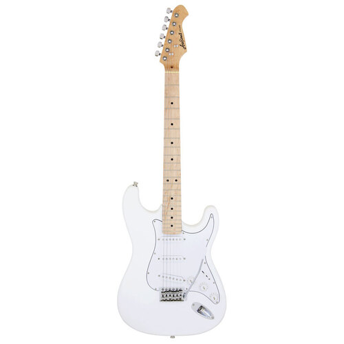 Aria STG-003M Series Electric Guitar in White