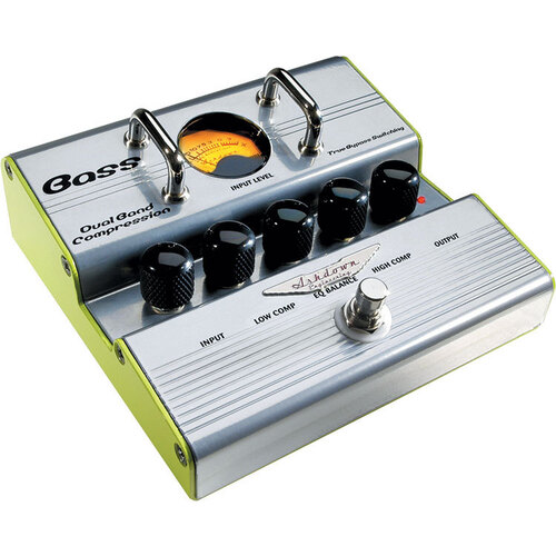 Ashdown Dual Band Compression Pedal for Bass with True Bypass Switching