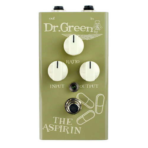 Ashdown Dr Green "The Aspirin" Compressor Pedal for Bass