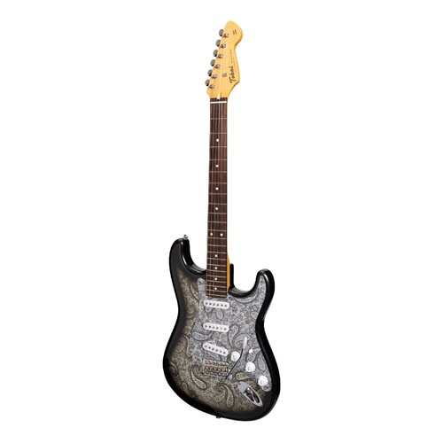 Tokai Vintage Series AST-BP ST-Style Electric Guitar in Black Paisley