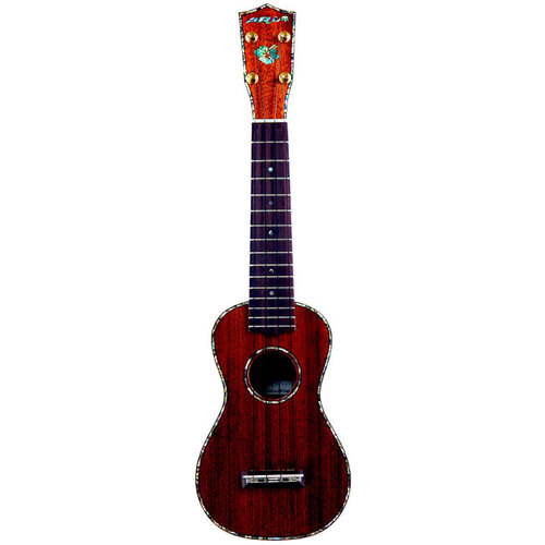 Aria AU-Series Deluxe Pro Soprano Ukulele in Natural Gloss Finish