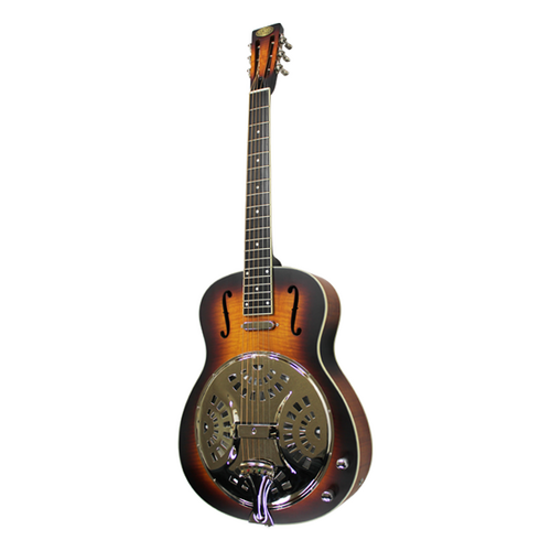 Bourbon Street Resonator Guitar with Pickup and Case