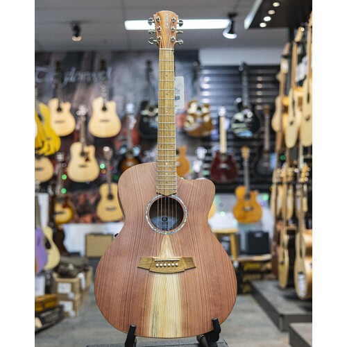 Cole Clark CCSAN1EC-RDSO Redwood Top Acoustic Guitar