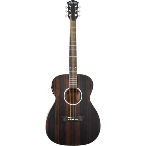 Washburn Deep Forest Ebony FE Folk Acoustic Electric Guitar