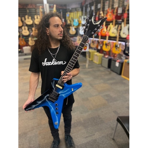 Dean Dimebag Dime From Hell ML - Blue Lightning Bolt