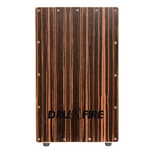 Drumfire Ebony Front Wooden Cajon