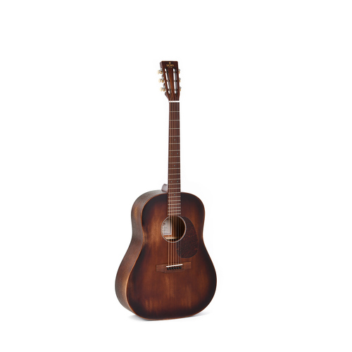 Sigma Dreadnought Slope Shoulder Solid Mahogany Top in Aged Satin