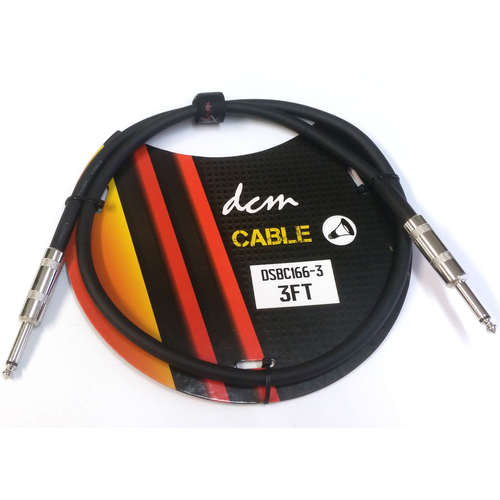 DCM DSBC166-3 3ft Speaker Cable 1/4"