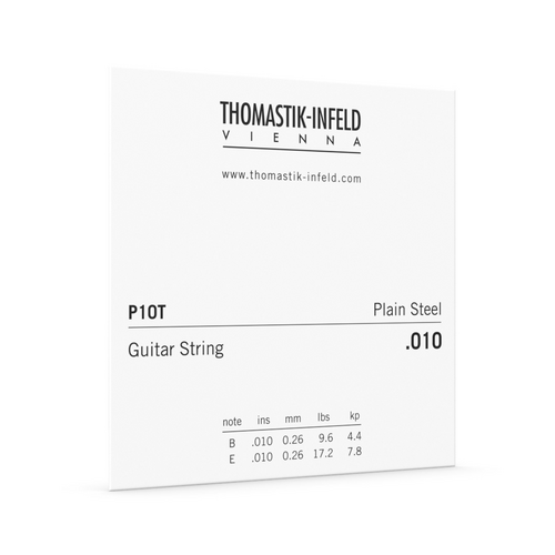 Thomastik 010 Single String Plain Tin Plated Steel