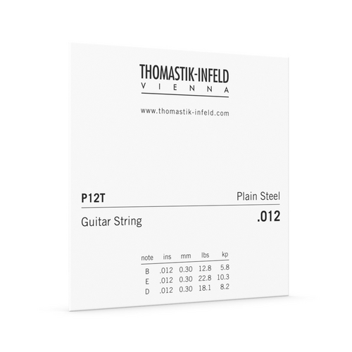 Thomastik 012 Single String Plain Tin Plated Steel