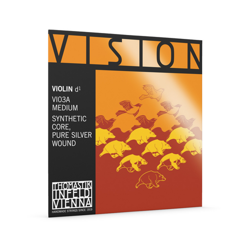 Thomastik VI03A Vision Violin 'D' Silver String