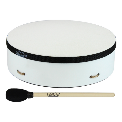 Remo Artdrum Buffalo Drum White, 12"