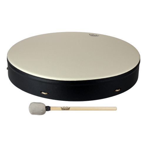 Remo Buffalo Drum Comfort Sound Technology Black, 22"