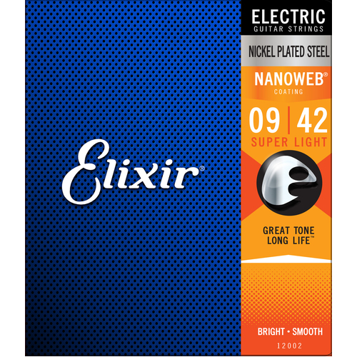 Elixir 12002 Nanoweb Electric Super Light 9-42