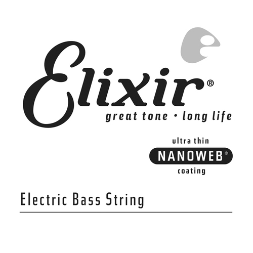 Elixir 15406 Nanoweb Single Bass 105 Extra Long