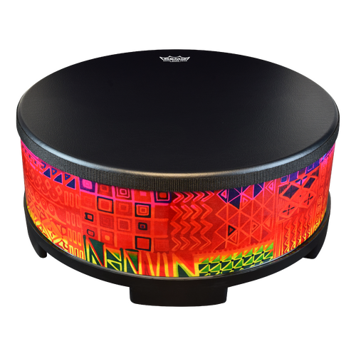 Remo Bahia Bass Gathering Drum Rainbow, 18"