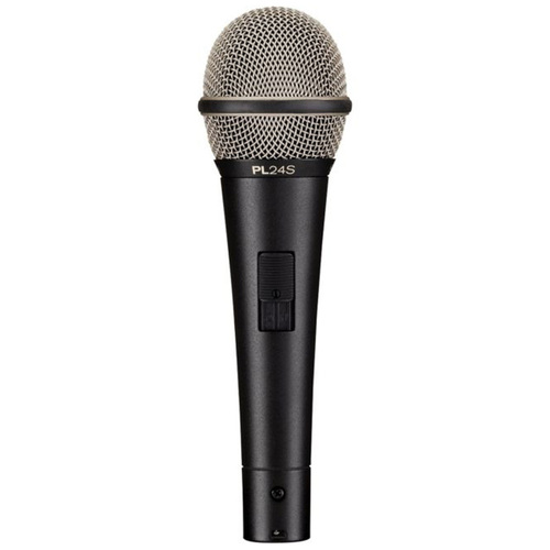 Electro-Voice PL24S Dynamic Supercardioid Vocal Microphone with On/Off Switch