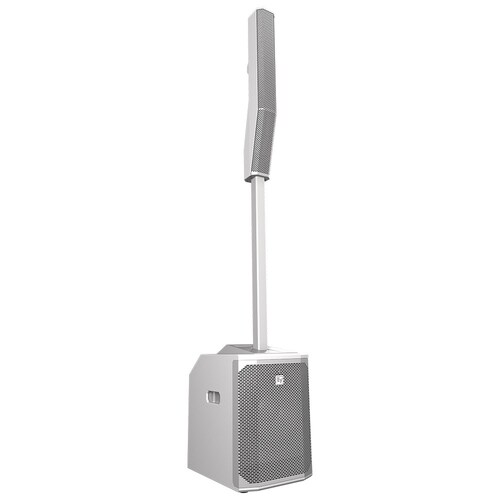 Evolve50 Portable Column System; Loudspeaker+Subwoofer w/ Pole and Carry Bag; White