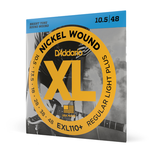 D'Addario EXL110 Nickel Wound Electric Guitar Strings, Regular Light, 10-46