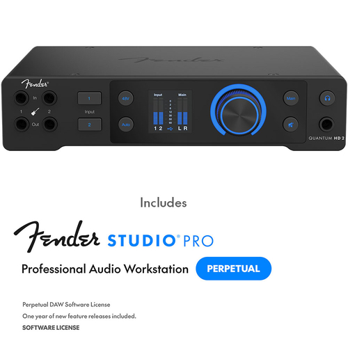Fender Quantum HD2 20x24 USB-C Audio Interface