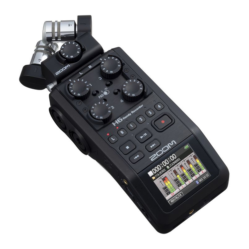 Zoom H6 Handy Recorder All Black Edition