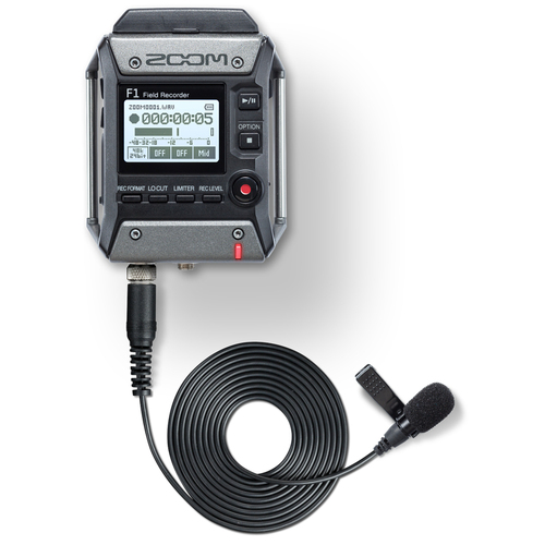Zoom F1-LP Recorder & Lav Microphone Pack