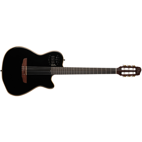 Godin ACS-SA Slim Classical Electric Guitar Black Pearl