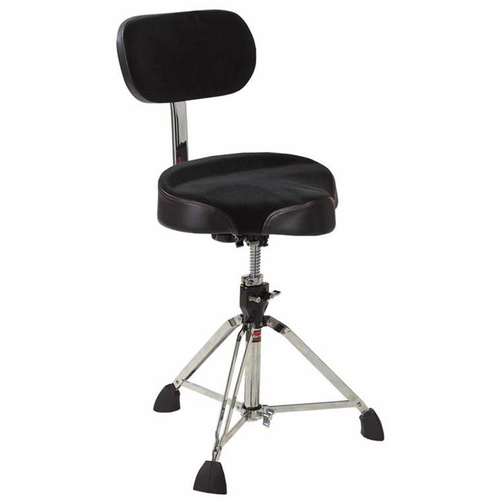 Gibraltar 9600 Series Drum Throne with Oversized Motostyle Seat & Adjustable Backrest