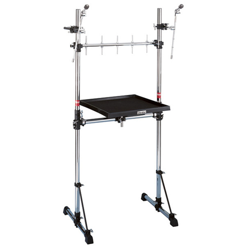 Gibraltar Percussion Workstation on Gibraltar Rack with Mounts
