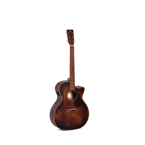 Sigma Grand OM Solid Mahogany Top, Cutaway in Aged Satin