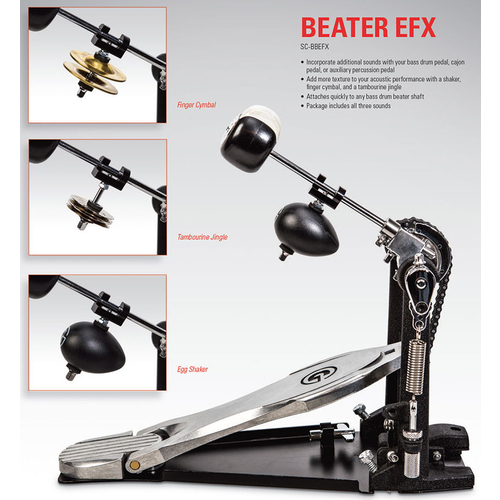 Gibraltar Bass Drum Pedal Beater EFX Attatchment - Pk 1