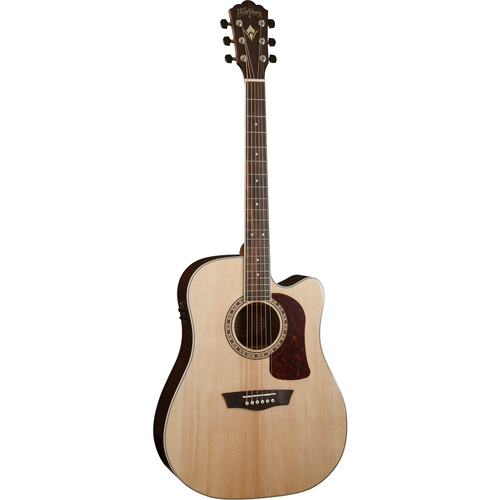 Washburn Heritage 20 Dreadnought AC/EL Guitar with Cutaway & EQ