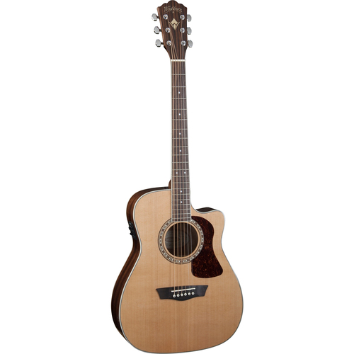 Washburn Heritage 10 Folk AC/EL Guitar with Cutaway & EQ