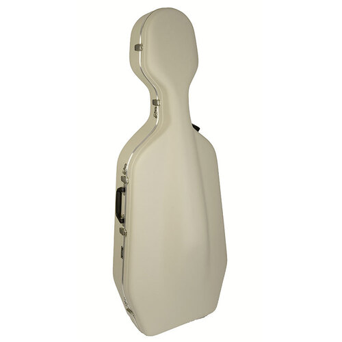 Hiscox Standard Series Cello Case with Wheels in Ivory
