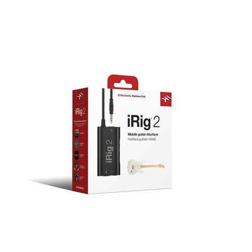 iRig 2 Guitar Interface For iPhone, iPad, iPod Touch, Mac & Samsung Pro Audio