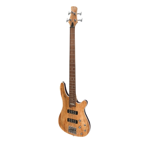 J&D Luthiers '20 Series' 4 String Contemporary Active Electric Bass Guitar (Natural Satin)