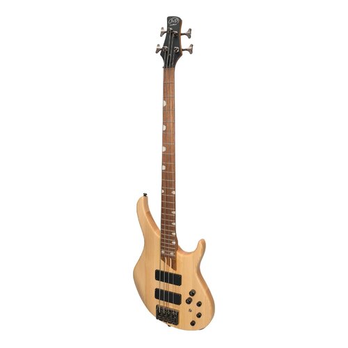 J&D Luthiers '48 Series' 4 String Contemporary Active Electric Bass Guitar (Natural Satin)