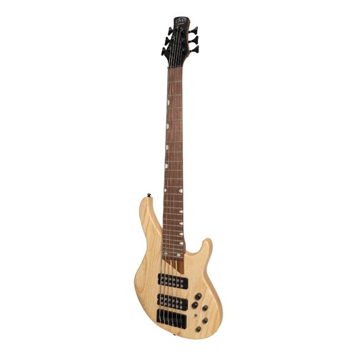 J&D Luthiers '48 Series' 6 String Contemporary Active Electric Bass Guitar (Natural Satin)