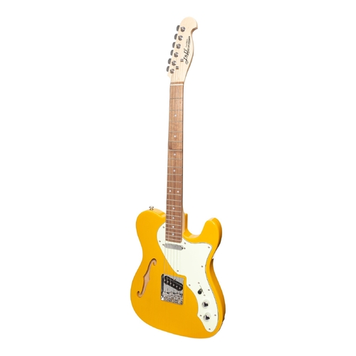 J&D Luthiers Thinline TE-Style Electric Guitar (Butterscotch)