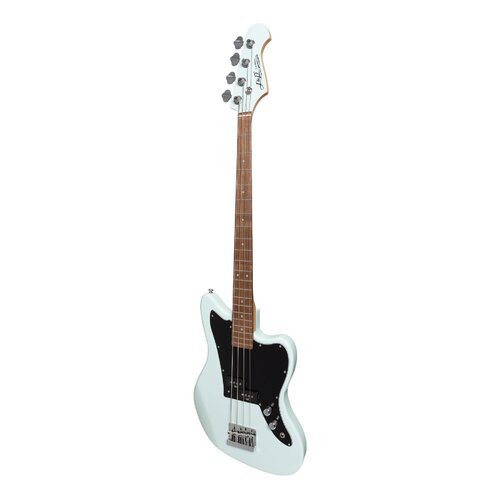 J&D Luthiers 4 String JM-Style Electric Bass Guitar (Light Blue)