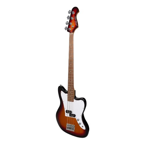 J&D Luthiers 4 String JM-Style Electric Bass Guitar (Tobacco Sunburst)