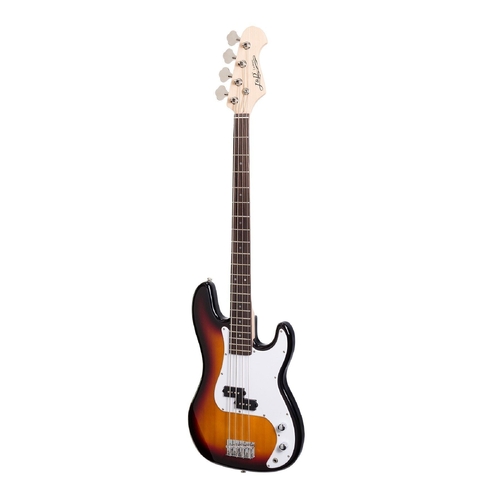 J&D Luthiers 4 String PB-Style Electric Bass Guitar (Tobacco Sunburst)