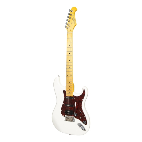 J&D Luthiers Traditional ST-Style Electric Guitar (White)
