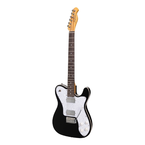 J&D Luthiers Deluxe TE-Style Electric Guitar (Black)