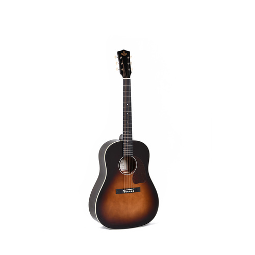 Sigma Dreadnought Slope Shoulder Solid Sitka Spruce Top, Mahogany Back and Sides in Sunburst Gloss