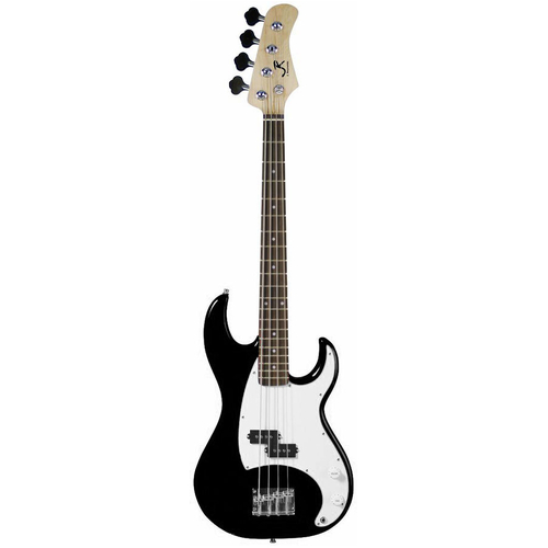 J.Reynolds JR9 Series Short Scale Electric Bass Guitar in Black