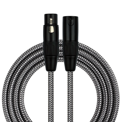 Kirlin Entry Woven Black 10ft XLR to XLR Cable