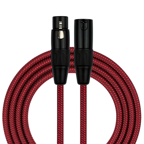 Kirlin Entry Woven Red 20ft XLR to XLR Cable